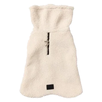 Casaco para cães FuzzYard The Cosy gola alta Eggshell