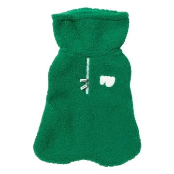 Casaco para cães FuzzYard The Snuggle gola alta verde