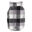 Casaco polar para cães FuzzYard The Lumberjack aos quadrados preto e branco