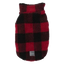 Casaco polar para cães FuzzYard The Lumberjack aos quadrados vermelho e preto