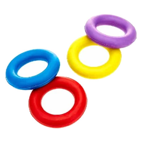 Argola de borracha maciça Classic para cães, 90 e 150 mm