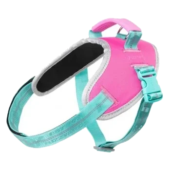 Peitoral refletor para cão FuzzYard Flash Bubblegum