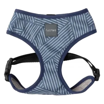 Peitoral para cão em lycra respirável FuzzYard Thornbury Aegean Blue