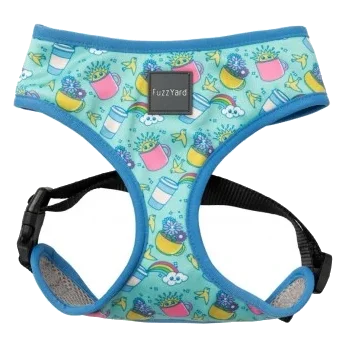 Peitoral para cão em lycra respirável FuzzYard Wakey Wakey