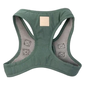 Peitoral step-in para cão em algodão FuzzYard Life Myrtle Green