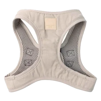 Peitoral step-in para cão em algodão FuzzYard Life Sandstone
