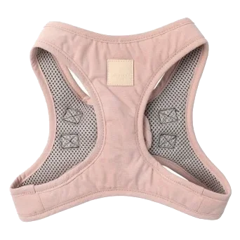Peitoral step-in para cão em algodão FuzzYard Life Soft Blush