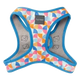 Peitoral step-in para cães FuzzYard Fresh Zest, respirável e refletor