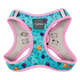 Peitoral step-in para cães FuzzYard Hey Suckers!, respirável e refletor