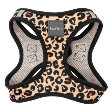 Peitoral step-in para cães FuzzYard Javan, respirável e refletor