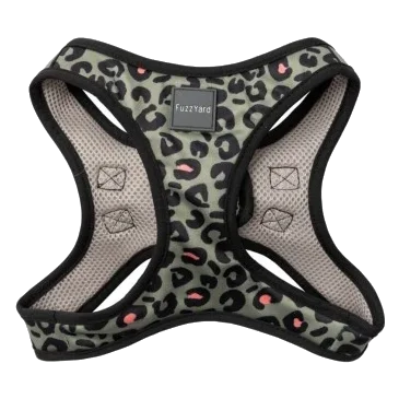 Peitoral step-in para cães FuzzYard Savanna respirável e refletor tamanho XL