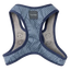 Peitoral step-in para cães FuzzYard Thornbury Aegean Blue respirável e refletor