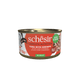 Comida húmida para gatos Schesir atum com camarões, lata 85 g