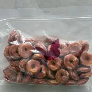 Mini donuts de coelho para cães, 1 kg