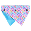 Bandana reversível para cães FuzzYard Bubblegum Burst tamanho S/M
