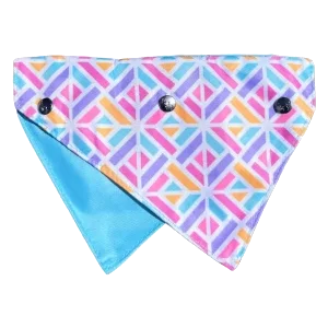 Bandana reversível para cães FuzzYard Bubblegum Burst tamanho S/M