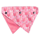 Bandana reversível para cães FuzzYard Pink Lemonade, tamanho M/L