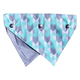 Bandana reversível para cães FuzzYard Mint Fizz, tamanho S/M