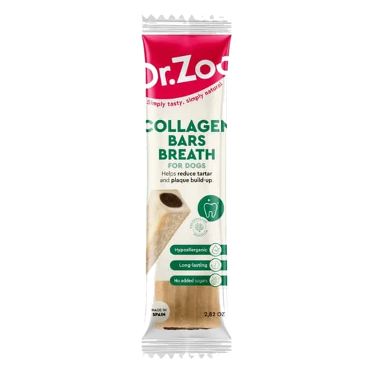 Barra de longa duração hálito fresco Doctor Zoo para cães, 80 g