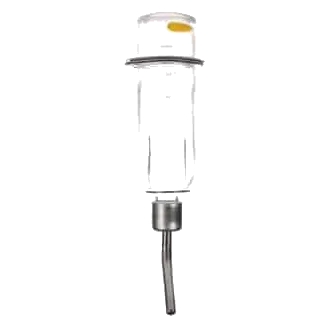 Bebedouro de vidro para roedores, tamanho 2 médio, 400 ml
