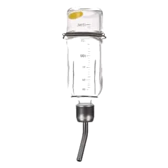 Bebedouro de vidro para roedores, tamanho 1 pequeno, 175 ml