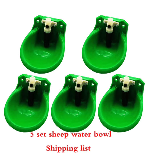 Bebederos de 18 cm para caballos y ganado, pack de 5