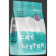 Areia de bentonite Papillon aroma lavanda para gatos, 5 L