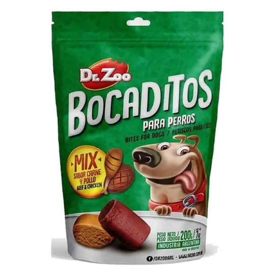 Bocadinhos mix Dr. Zoo snack para cães, 50 g