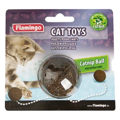 Bola de catnip para gatos