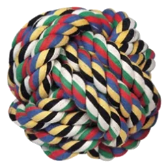 Bola de corda pequena para cães, 6,5 cm