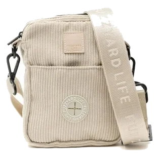 Bolsa de passeio para cães em bombazina FuzzYard Life Sandstone