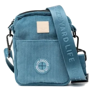 Bolsa de passeio para cães em bombazina FuzzYard Life French Blue