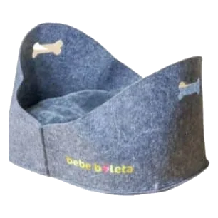 Cama Bebe Boleta com pega para cães e gatos, 51 x 39 x 29 cm