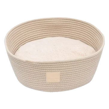 Cama cesto de corda para gatos FuzzYard Life Sandstone