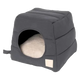 Cama iglu para gatos em algodão FuzzYard Life Slate Grey