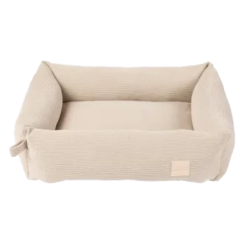 Cama para cães em bombazina FuzzYard Life Sandstone