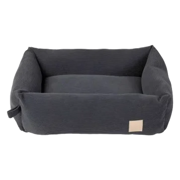 Cama para cães em bombazina FuzzYard Life Slate Grey