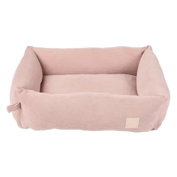 Cama para cães em bombazina FuzzYard Life Soft Blush