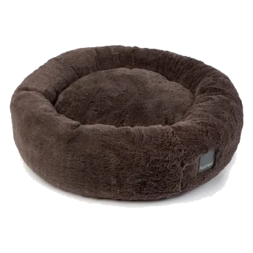 Cama redonda calmante para cão FuzzYard Dreameazzzy Truffle