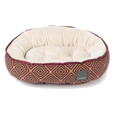 Cama reversível oval para cão FuzzYard Barcelona