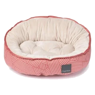 Cama reversível para cão FuzzYard Thornbury Brick Red
