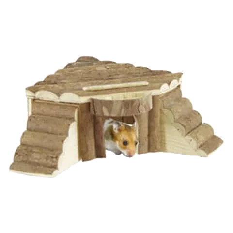 Casinha com escada para roedores