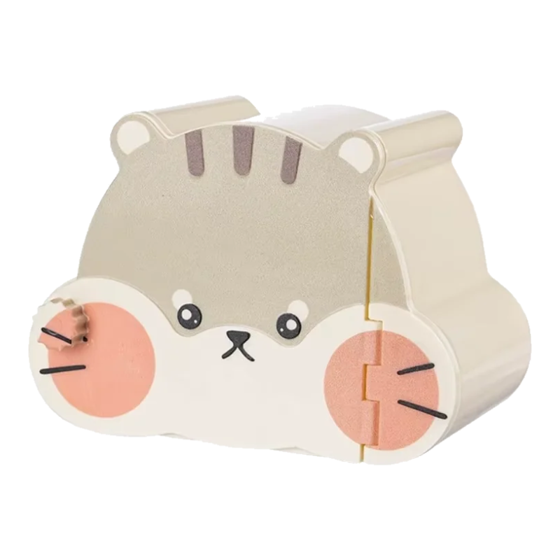 Casinha esconderijo para hamster com desenho cinzento