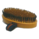 Escova oval Cedra com latão para cães, 6,5 x 13,5 cm