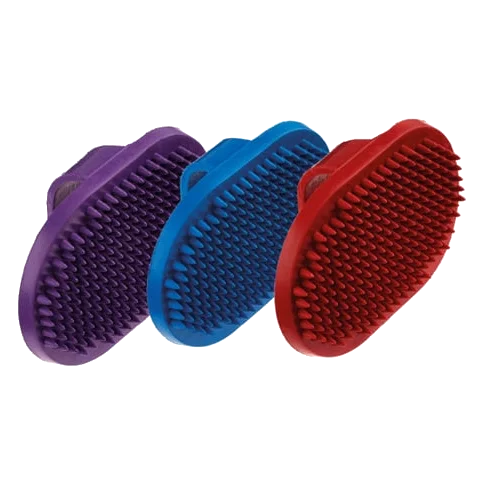 Escova oval de borracha Classic para cães, 130 mm