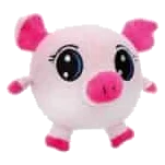 Peluche para cães porquinho com som, 10 cm