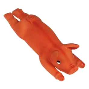Porco de vinil para cães, 25 cm
