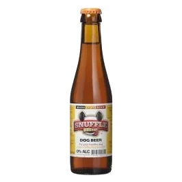Cerveja sem álcool Snuffle para cães, frango ou frango e vaca, 25 cl
