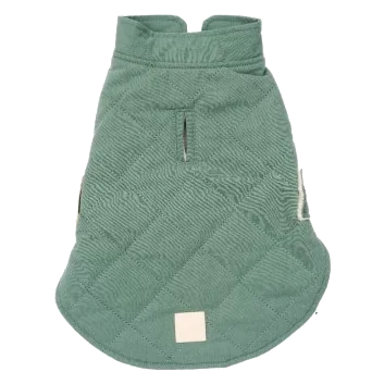 Colete acolchoado para cães FuzzYard Life Myrtle Green