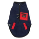 Colete sherpa para cães FuzzYard Fitzroy azul-marinho